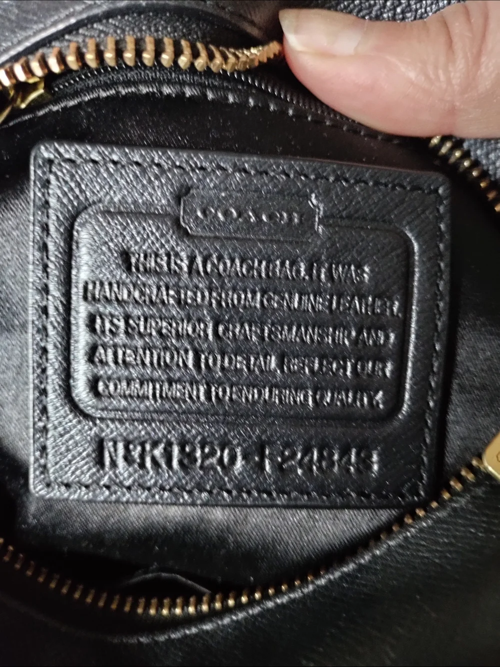 NWOT Coach F24843 Campbell Turnlock Black Leather Camera Bag